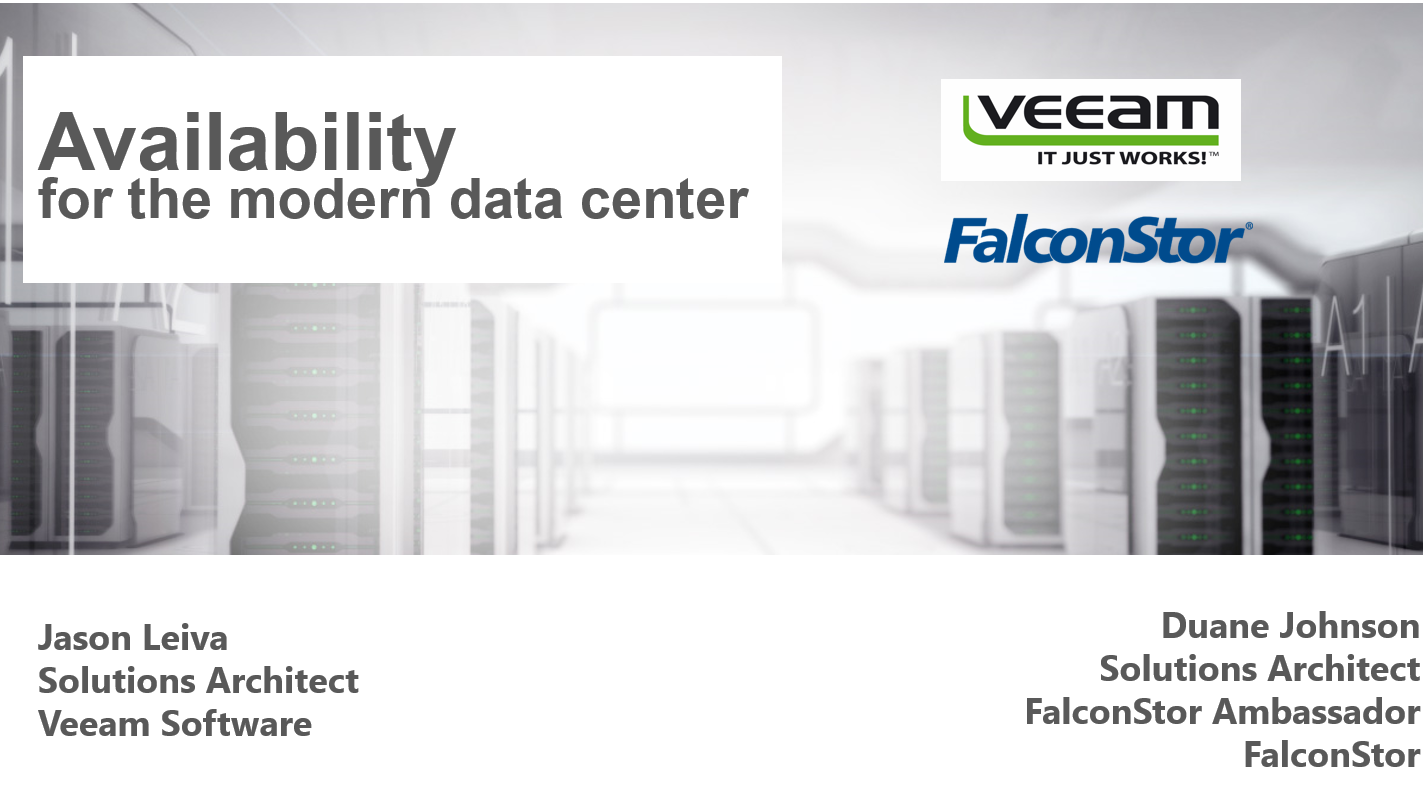 Virtual Tape Libraries in vSphere & Hyper-V Modern Data Centers